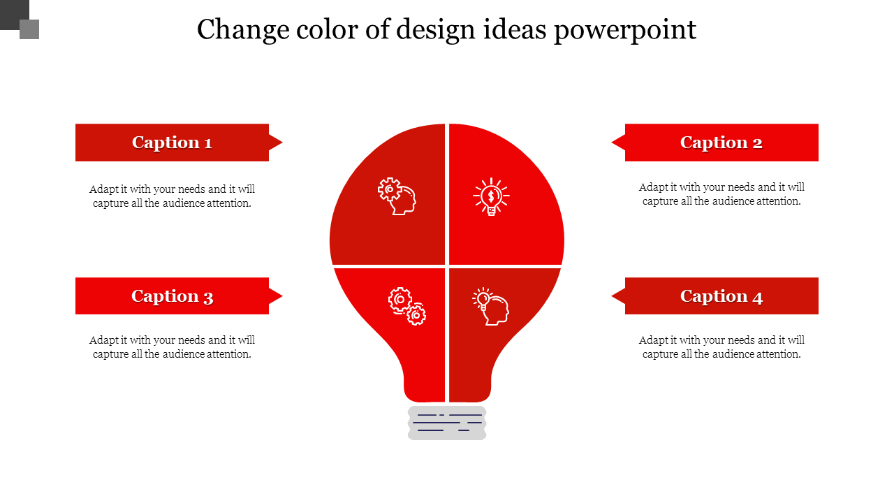 Free - Change Color of Design Ideas PowerPoint and Google Slides